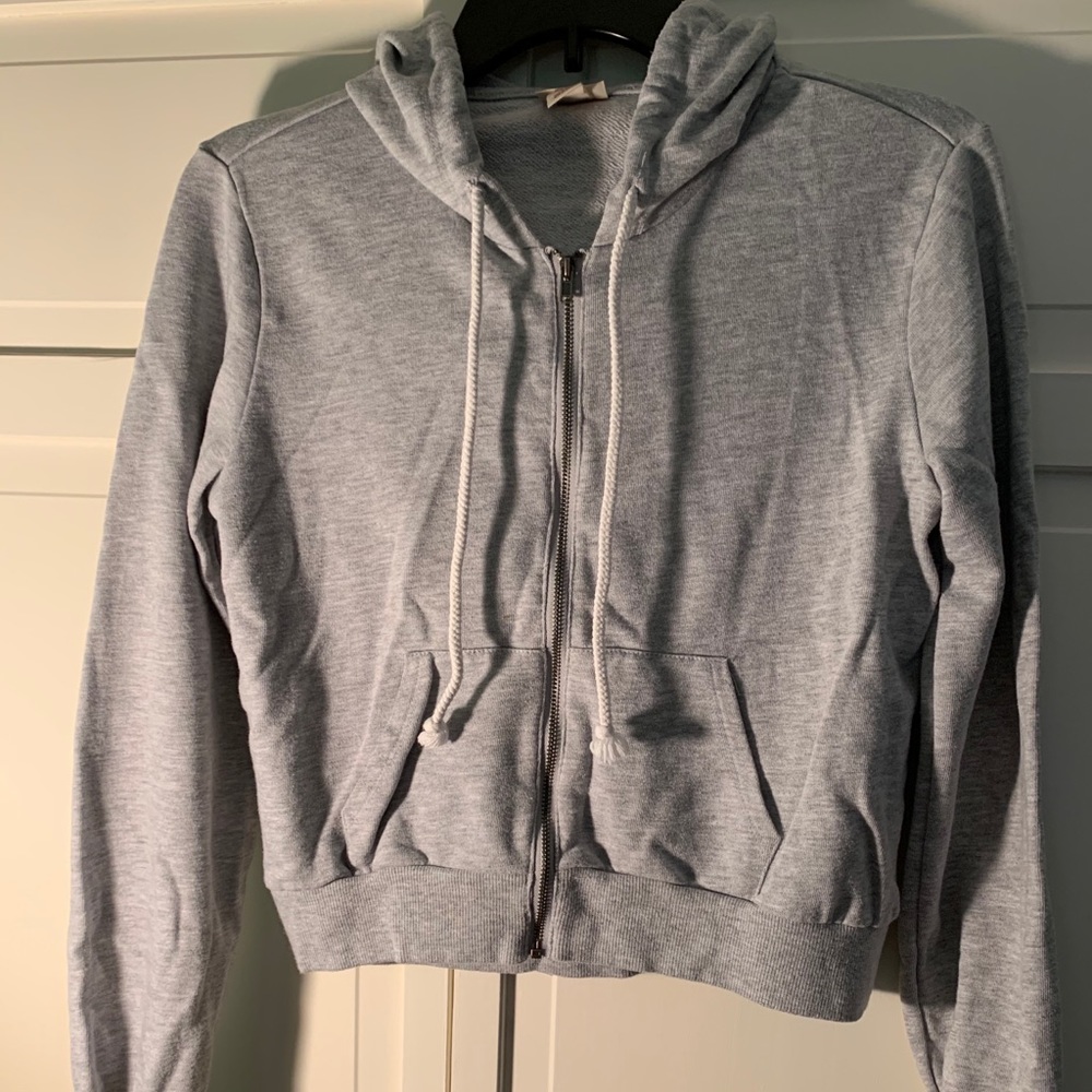 Women’s Crop Zip-up Hoodie